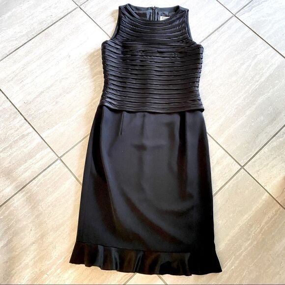 DAYMOR COUTURE JET BLACK TWO PIECE / SHORT SLEEVE LBD & TAILORED JACKET 4 - Picture 9 of 16